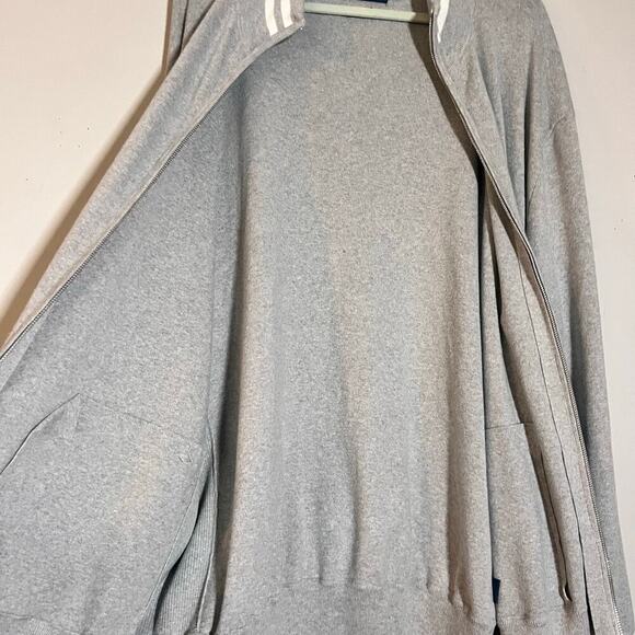 Vtg Polo Ralph Lauren Full Zip Sweater Size XLT Tall Bomber Reverse Weave RARE - Picture 7 of 11